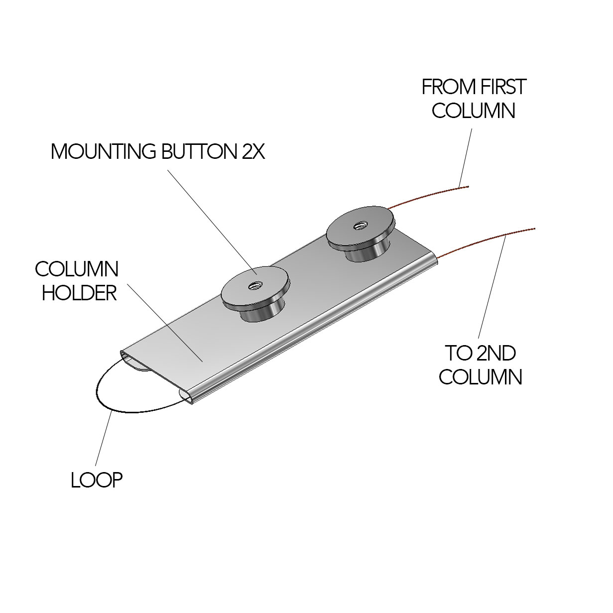 Column Holder Zoex